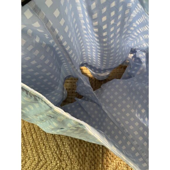 Gofltini sport golf skort Blue & White picnic pattern with edging SZ 10 - Picture 4 of 8